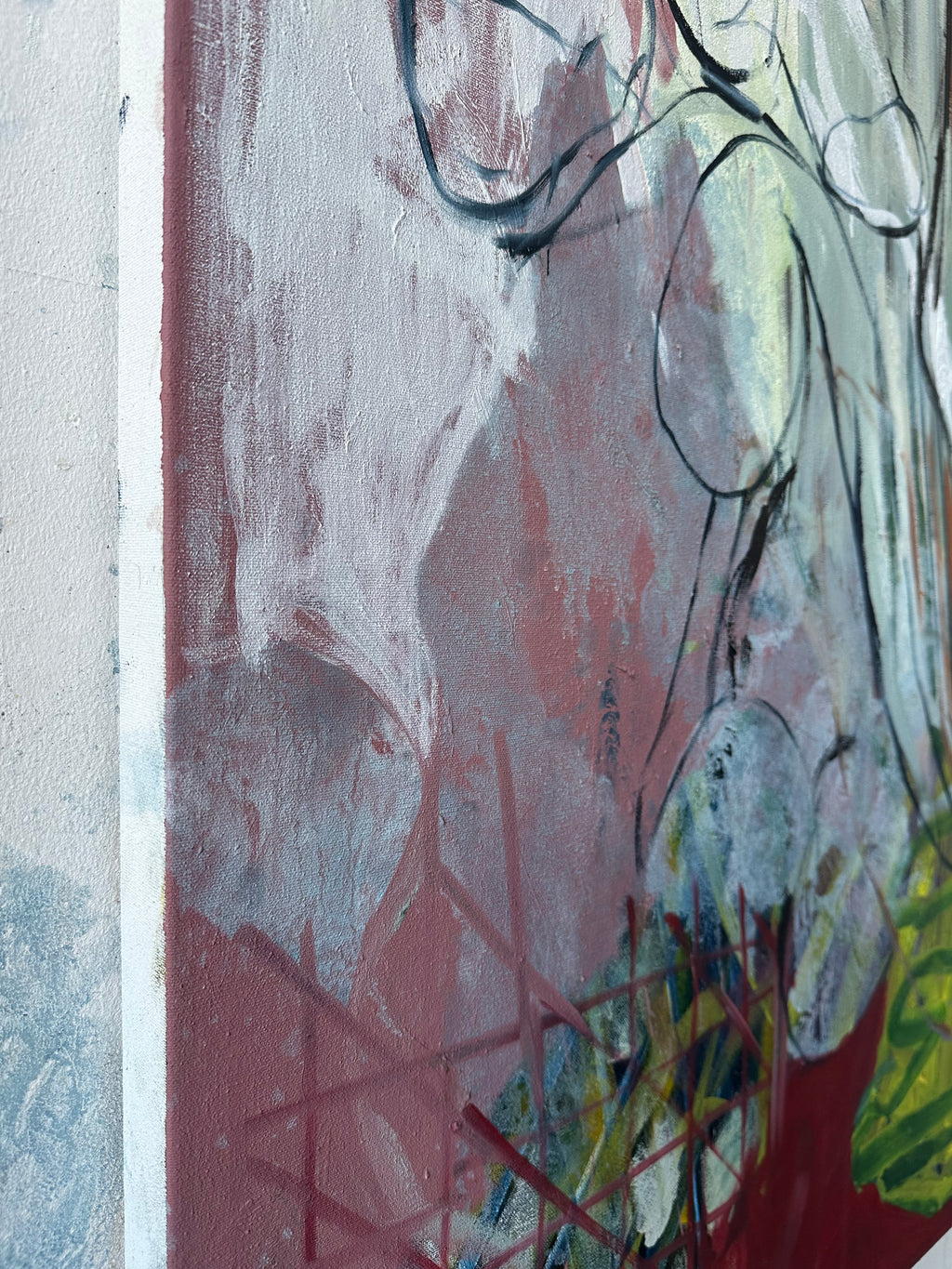 Painting by Diana Delgado titled "Rabbit (Rabb)" - 6.