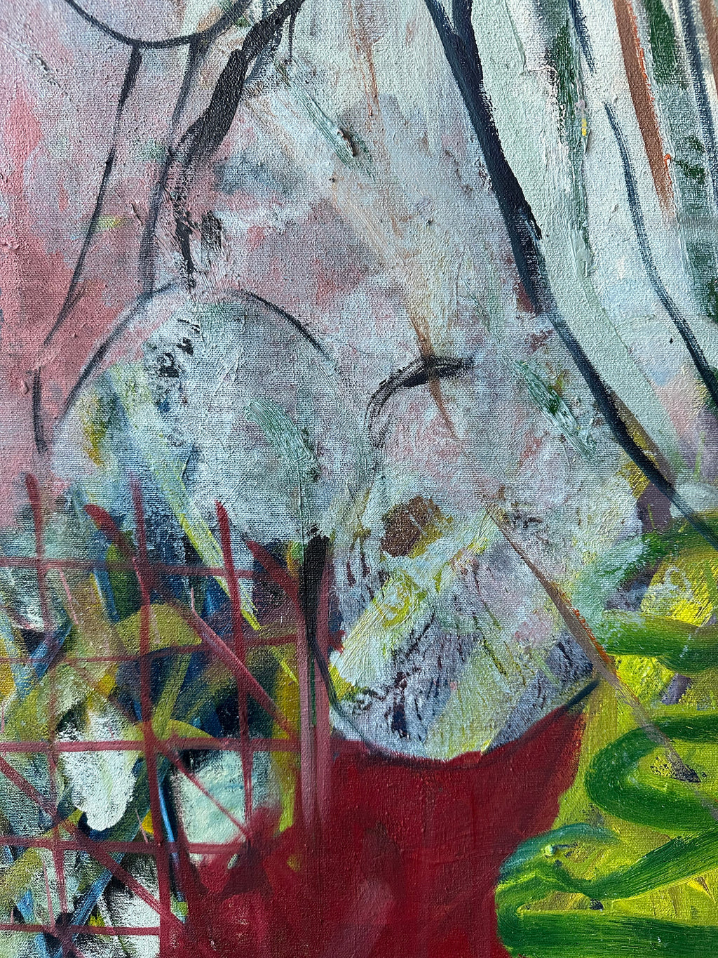 Painting by Diana Delgado titled "Rabbit (Rabb)" - 8.