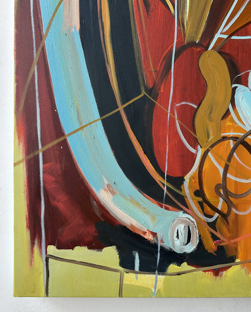 Painting by Diana Delgado titled "The Squirrel" - 4.