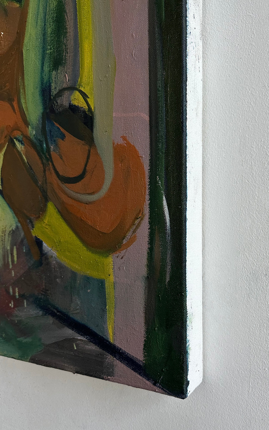 Painting by Diana Delgado titled "Untitled (In A Box)" - 3.