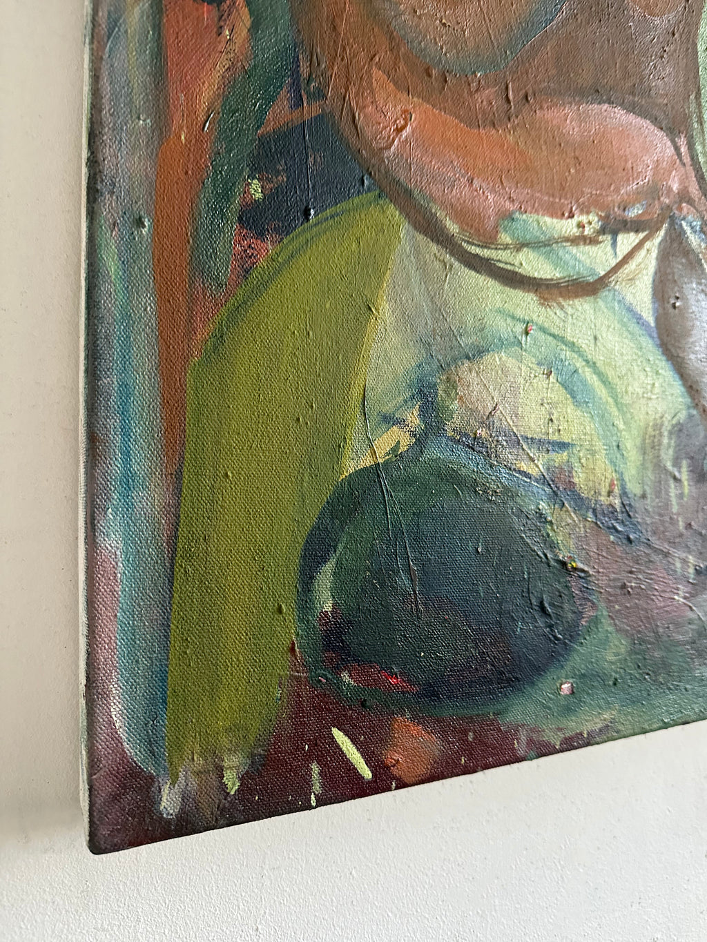 Painting by Diana Delgado titled "Untitled (In A Box)" - 5.
