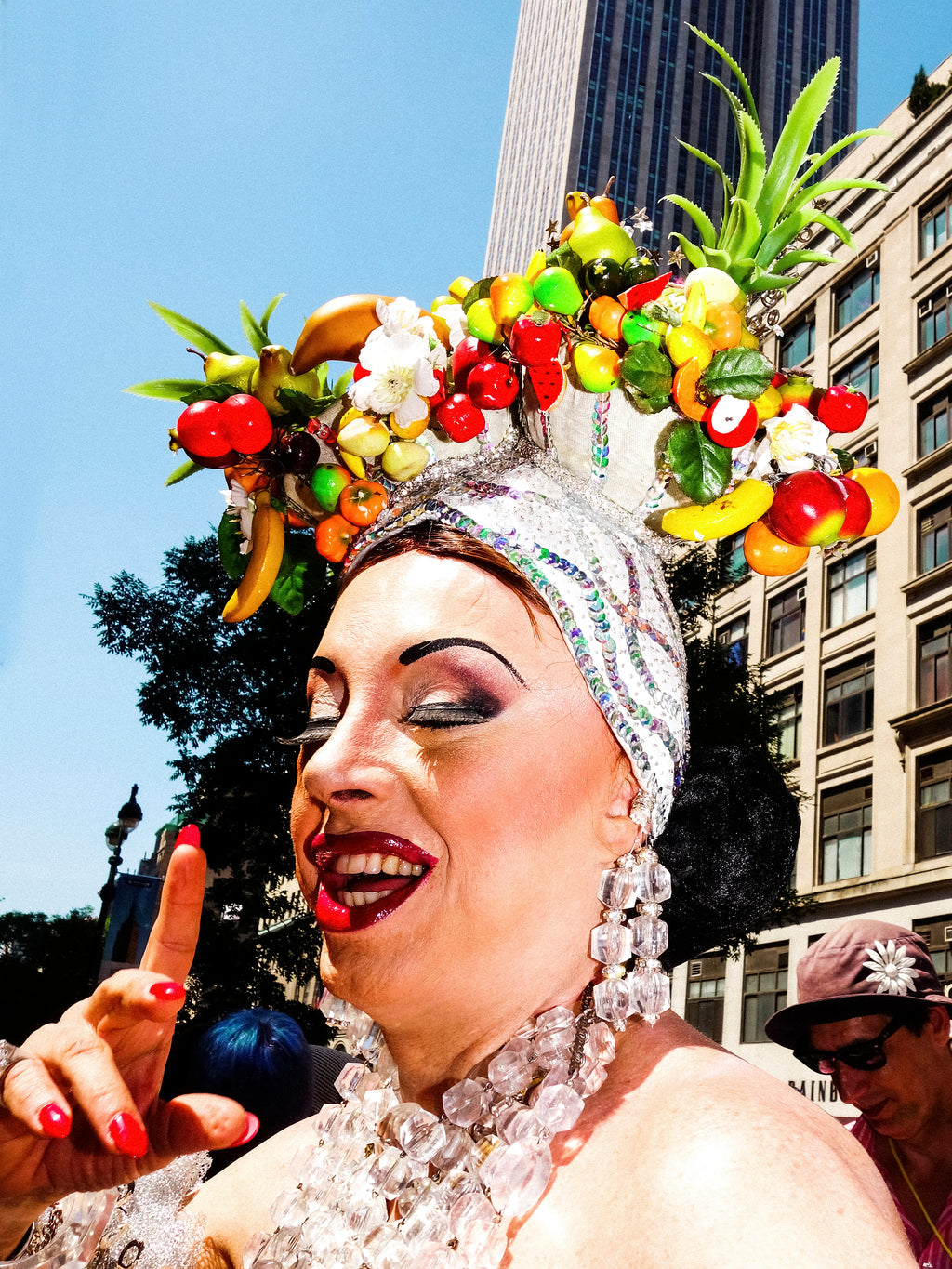 Photography by Dolly Faibyshev titled "Carmen at the Pride Parade" - 2.