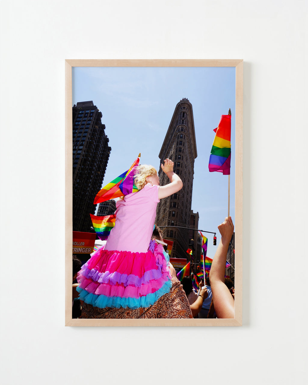 Photography by Dolly Faibyshev titled "Pride Parade, Flatiron" - 4.