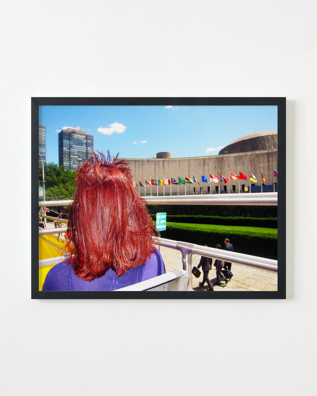 Photography by Dolly Faibyshev titled "Tourist, United Nations" - 3.