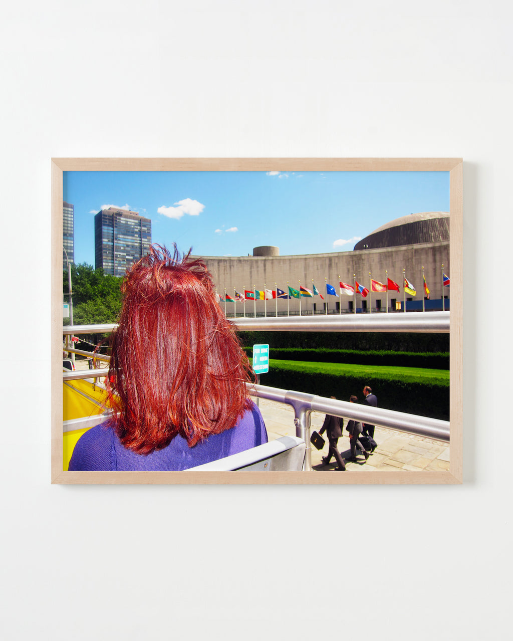 Photography by Dolly Faibyshev titled "Tourist, United Nations" - 4.