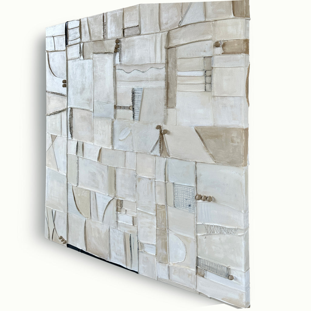 Painting by Nicole Anastas titled "Echoes" - 3.