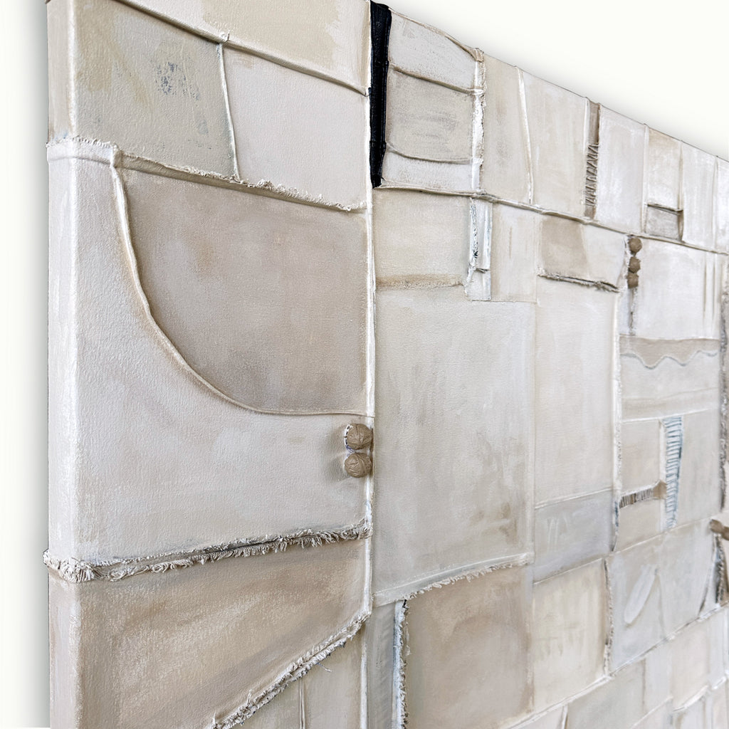 Painting by Nicole Anastas titled "Echoes" - 4.