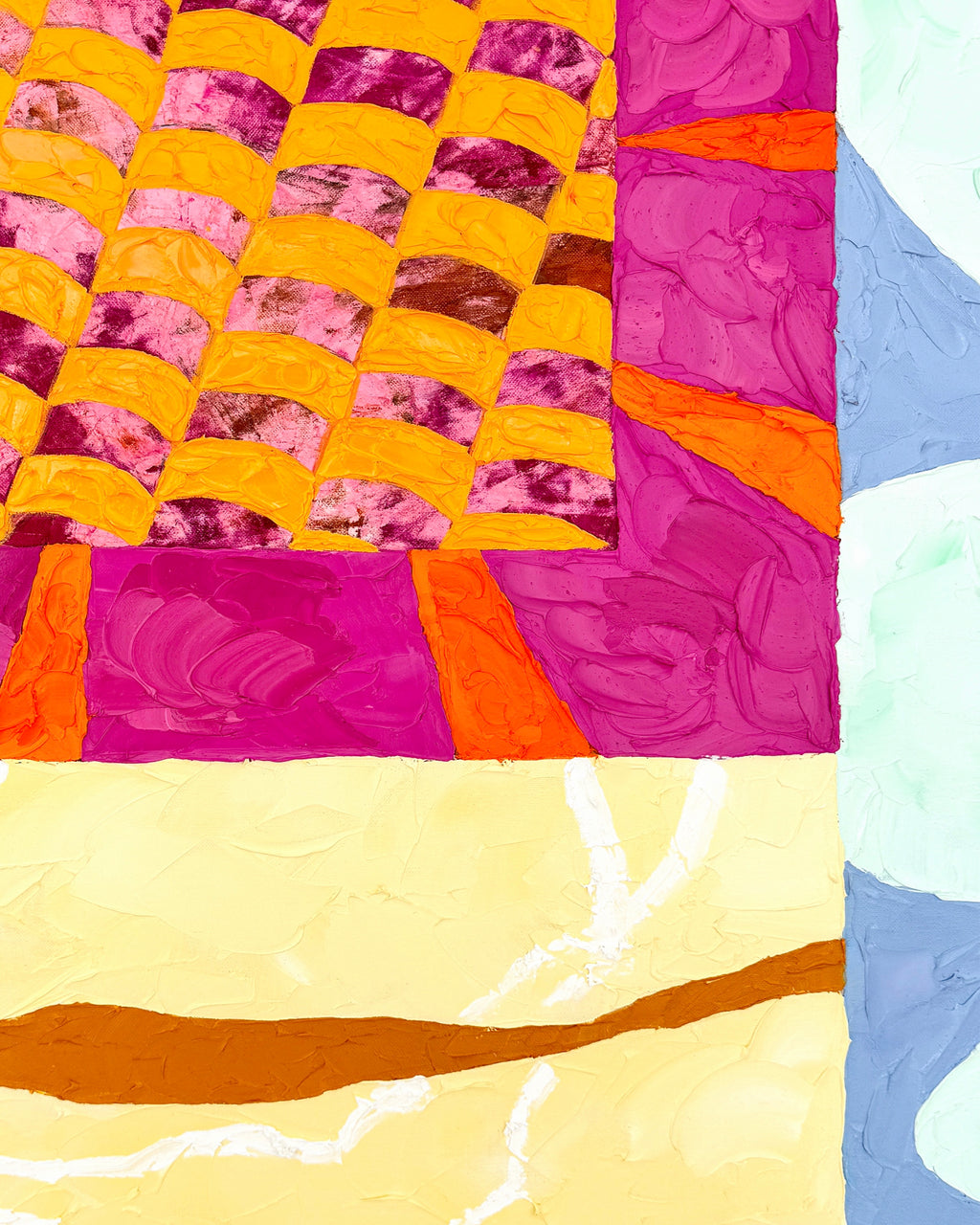 Painting by Alex Proba titled "Echoes of Bloom" - 5.