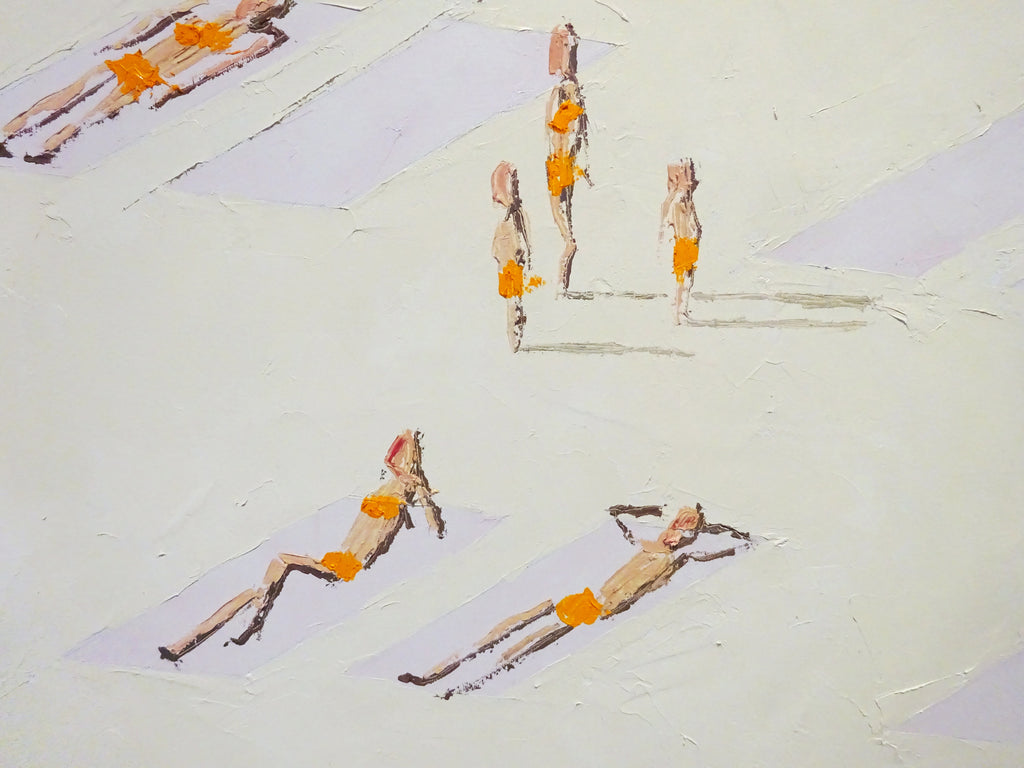 Painting by Eddie K titled "Pools R79-84" - 4.