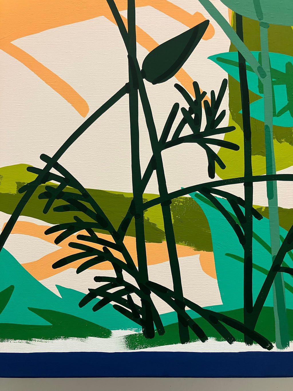 Painting by Eddie Perrote titled "Visions of Solitude" - 6.