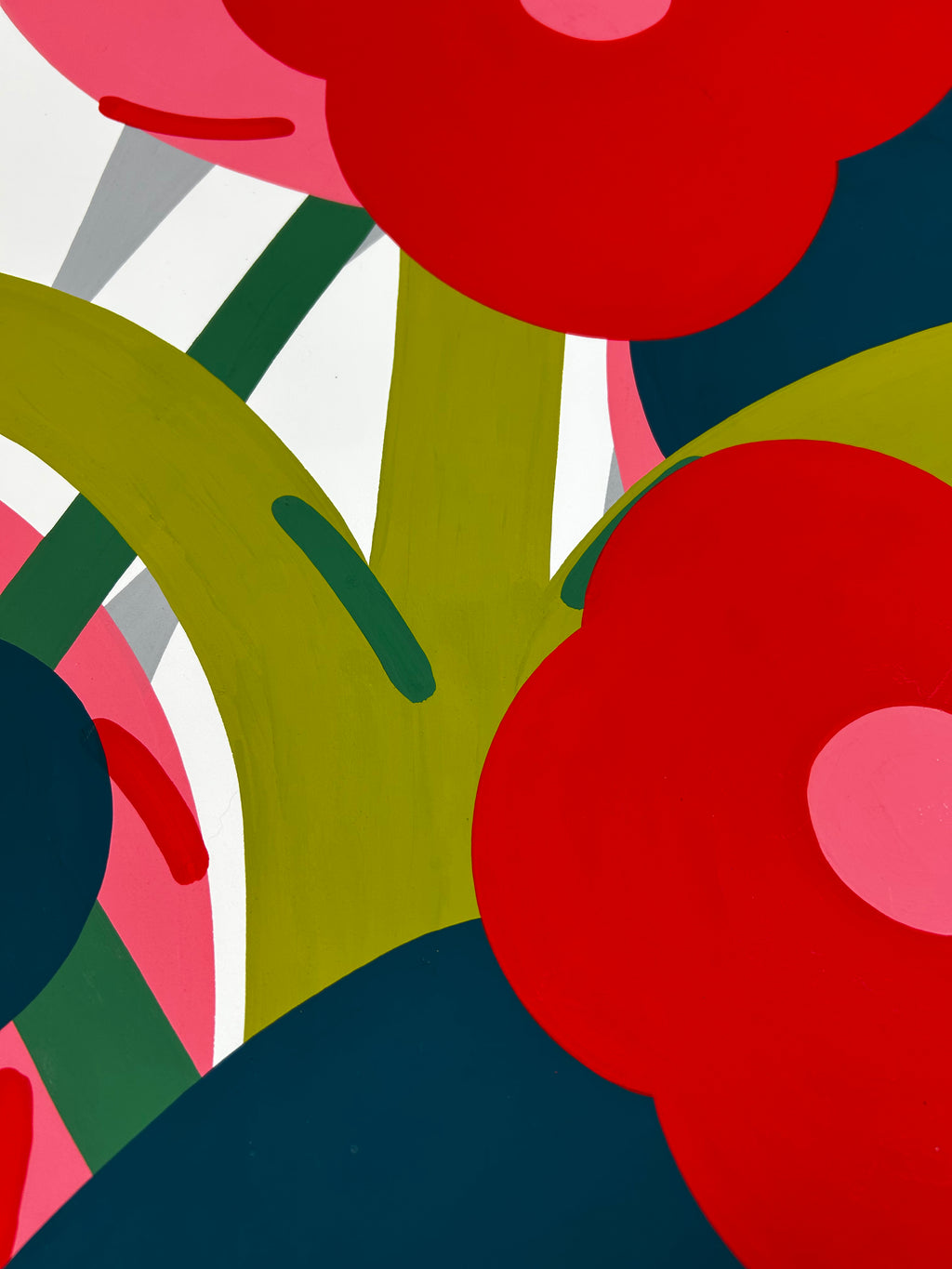 Painting by Eddie Perrote titled "Amidst" - 5.