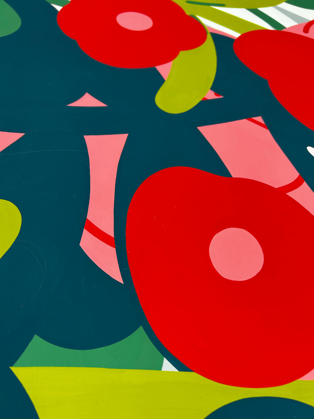 Painting by Eddie Perrote titled "Amidst" - 6.