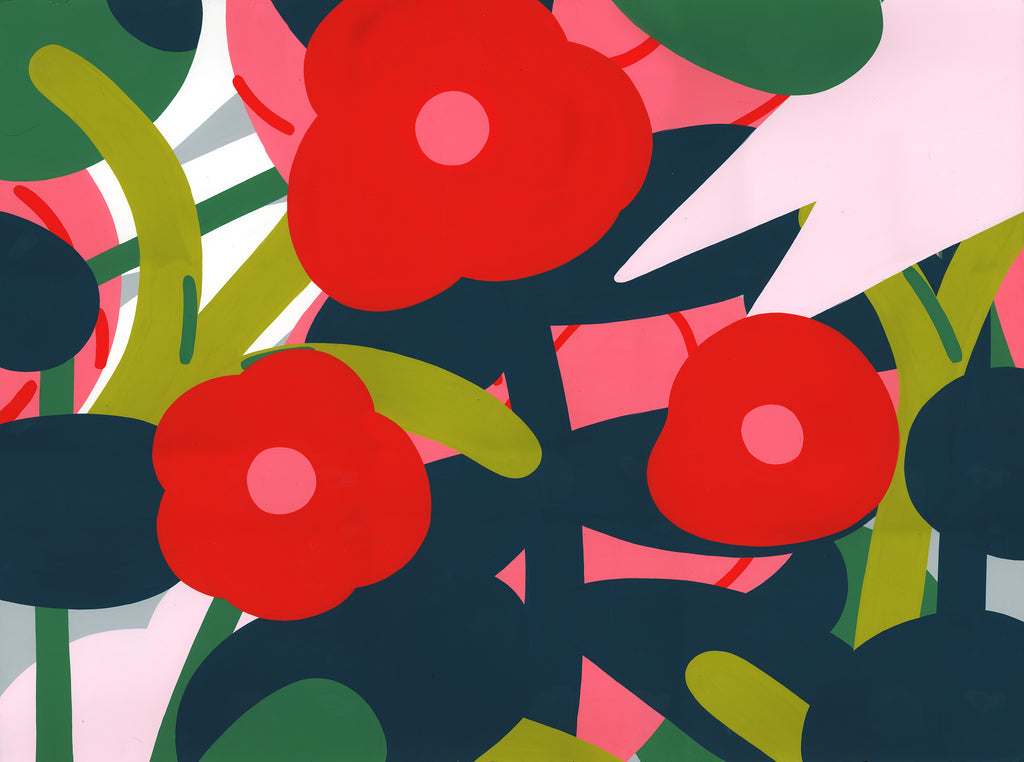 Painting by Eddie Perrote titled "Amidst" - 2.