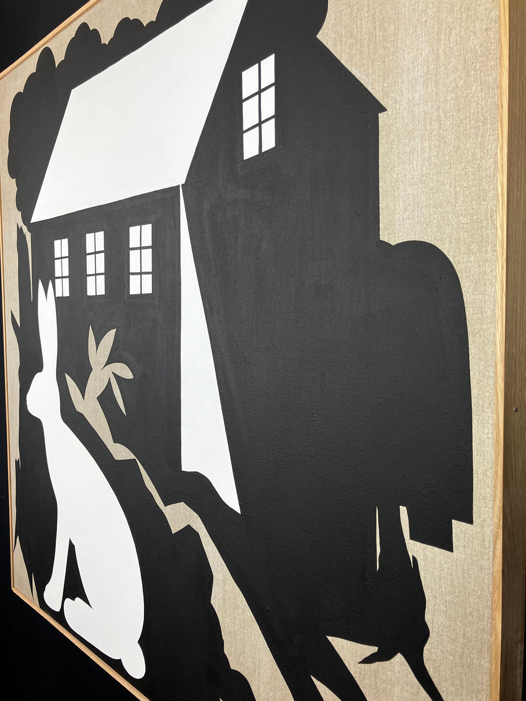 Painting by Eddie Perrote titled "An Errant Humor" - 3.