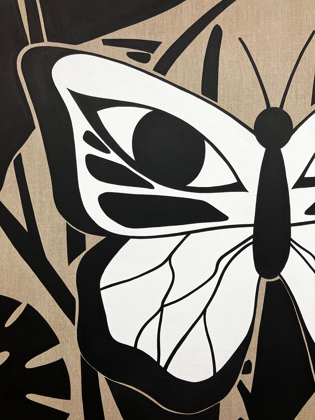 Painting by Eddie Perrote titled "Ancestor" - 4.