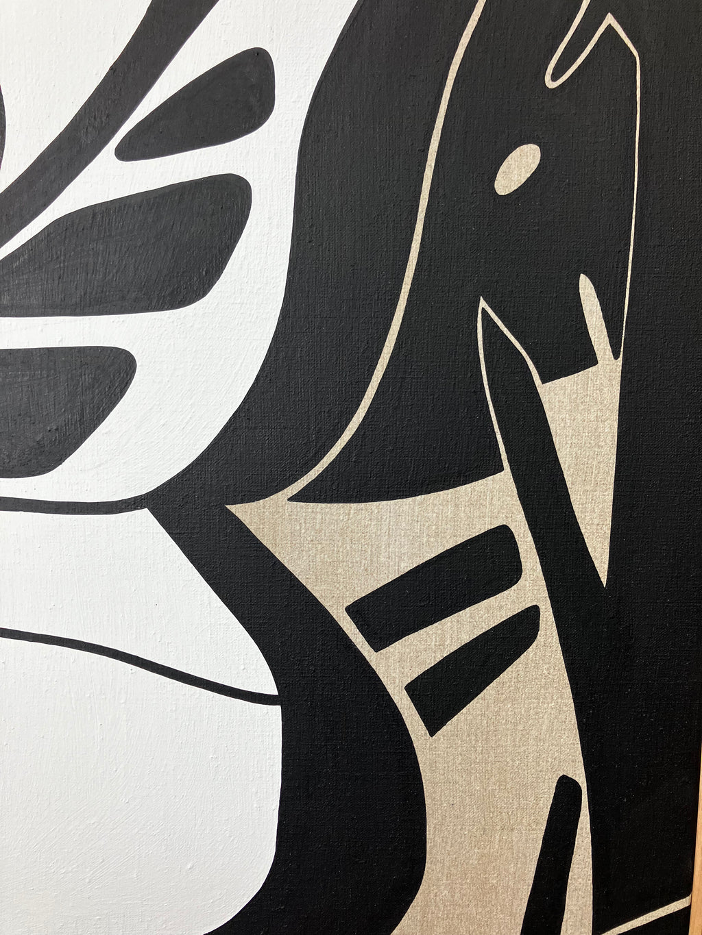 Painting by Eddie Perrote titled "Ancestor" - 5.