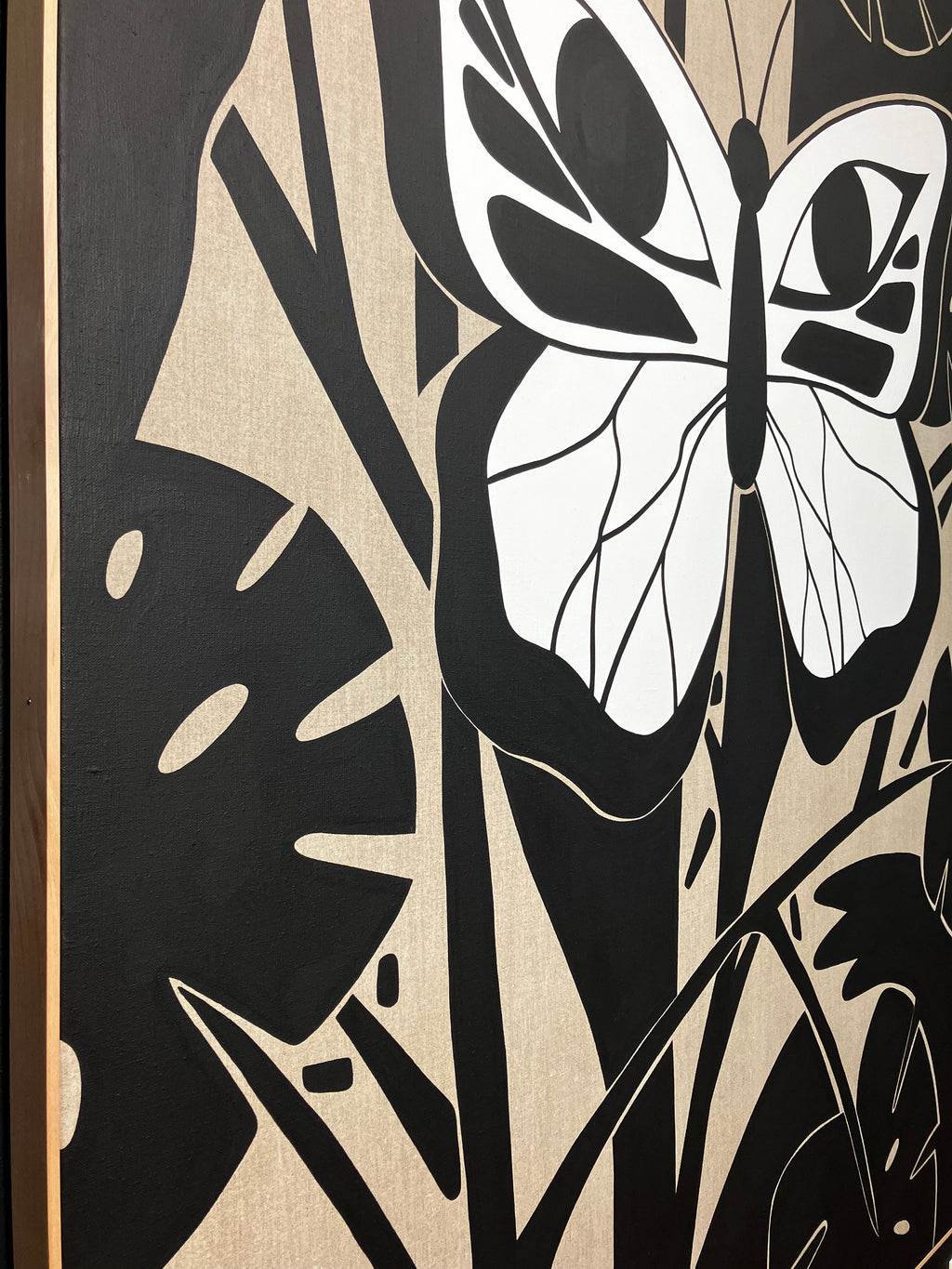 Painting by Eddie Perrote titled "Ancestor" - 3.