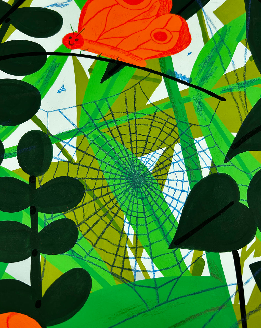 Painting by Eddie Perrote titled "Clearing" - 5.