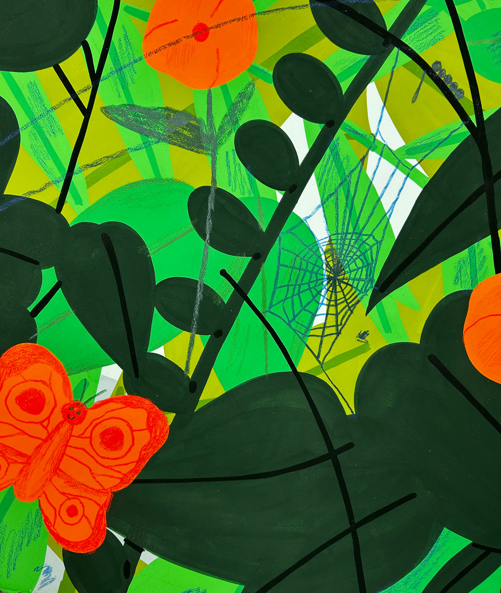 Painting by Eddie Perrote titled "Clearing" - 6.