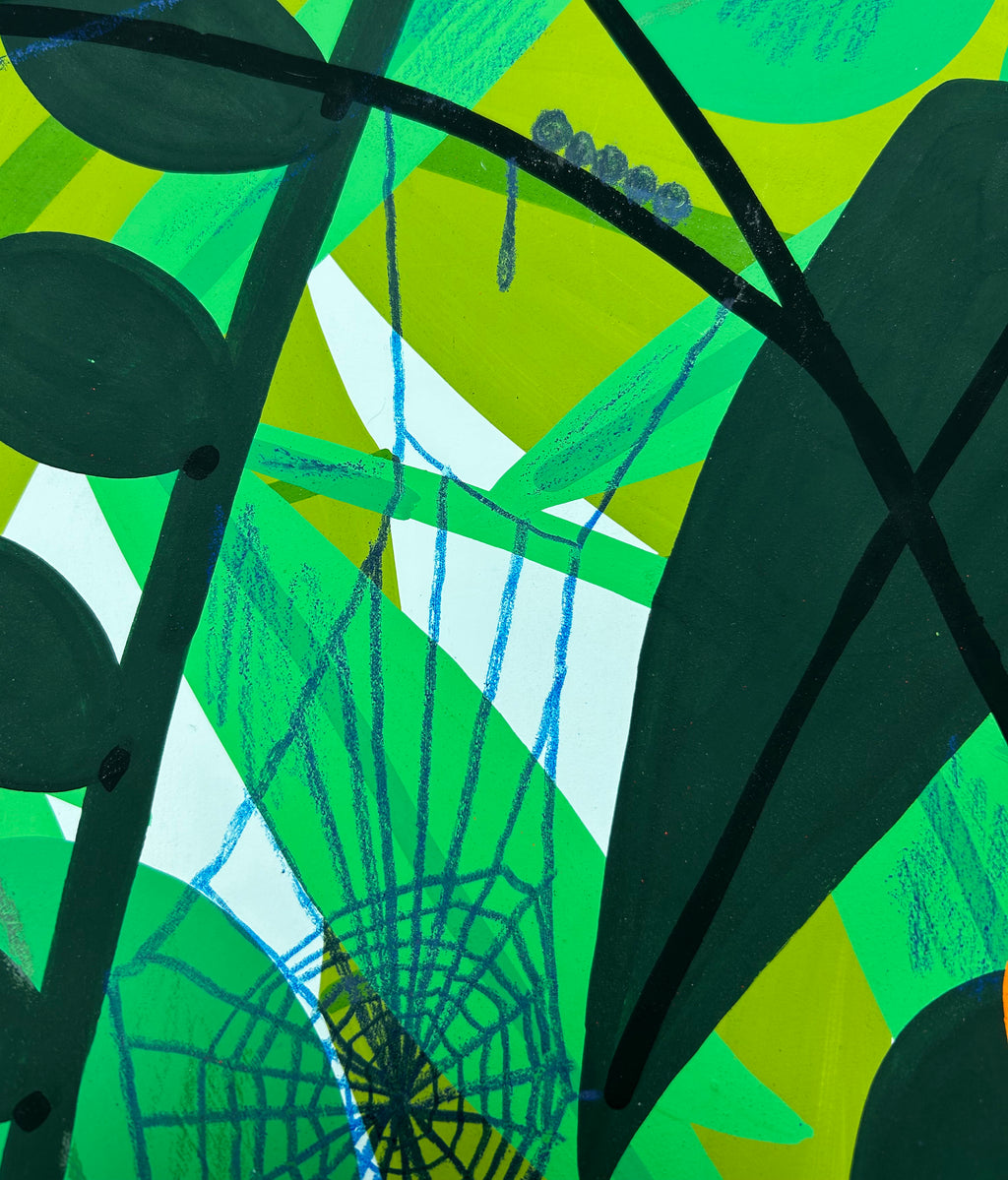 Painting by Eddie Perrote titled "Clearing" - 7.