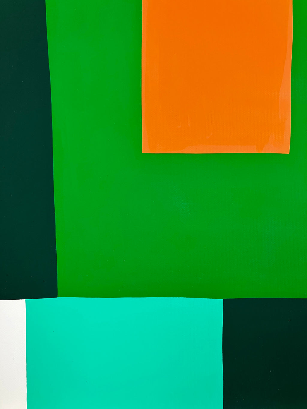 Painting by Eddie Perrote titled "Corduroy Sun" - 4.
