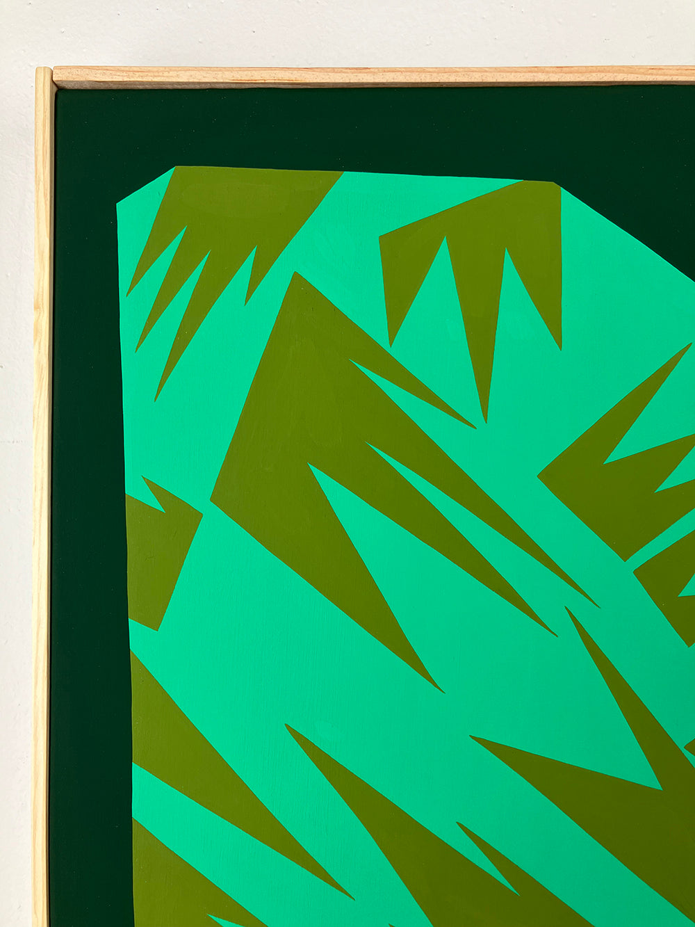 Painting by Eddie Perrote titled "From the Lawn" - 5.