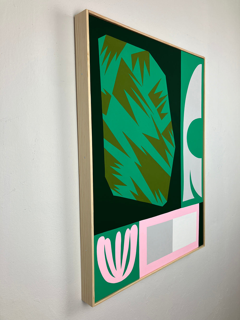 Painting by Eddie Perrote titled "From the Lawn" - 6.
