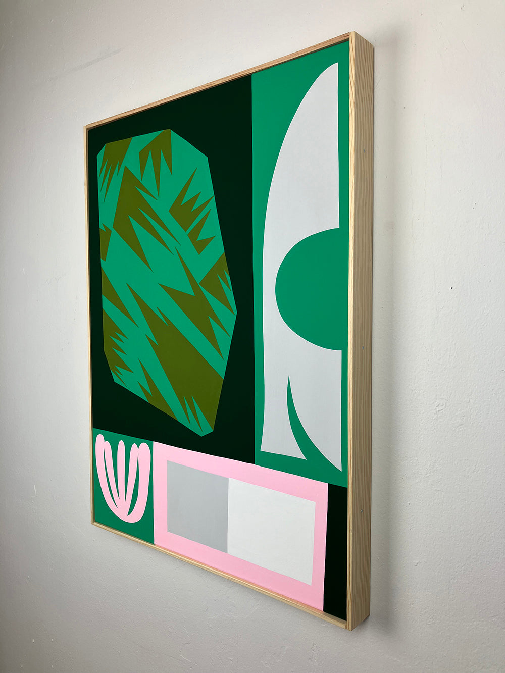 Painting by Eddie Perrote titled "From the Lawn" - 7.