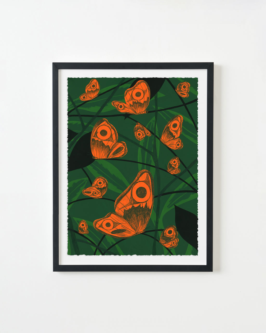 Painting by Eddie Perrote titled "Gathering" - 4.