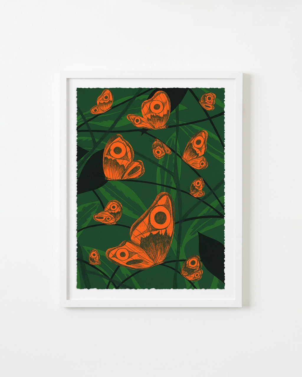 Painting by Eddie Perrote titled "Gathering" - 3.