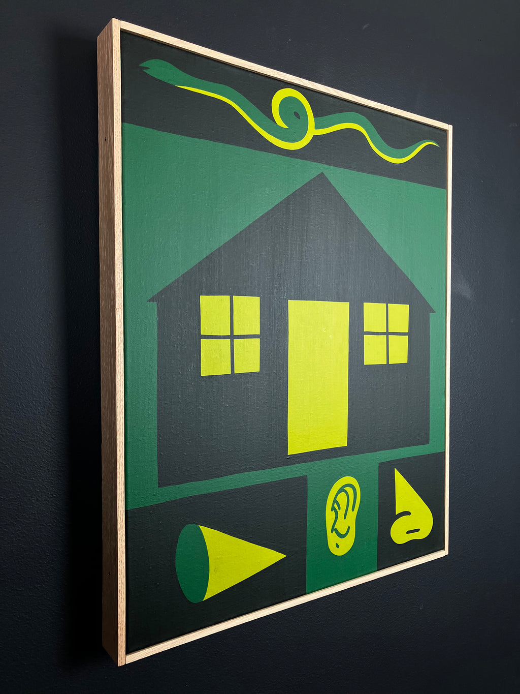 Painting by Eddie Perrote titled "Haunting" - 3.