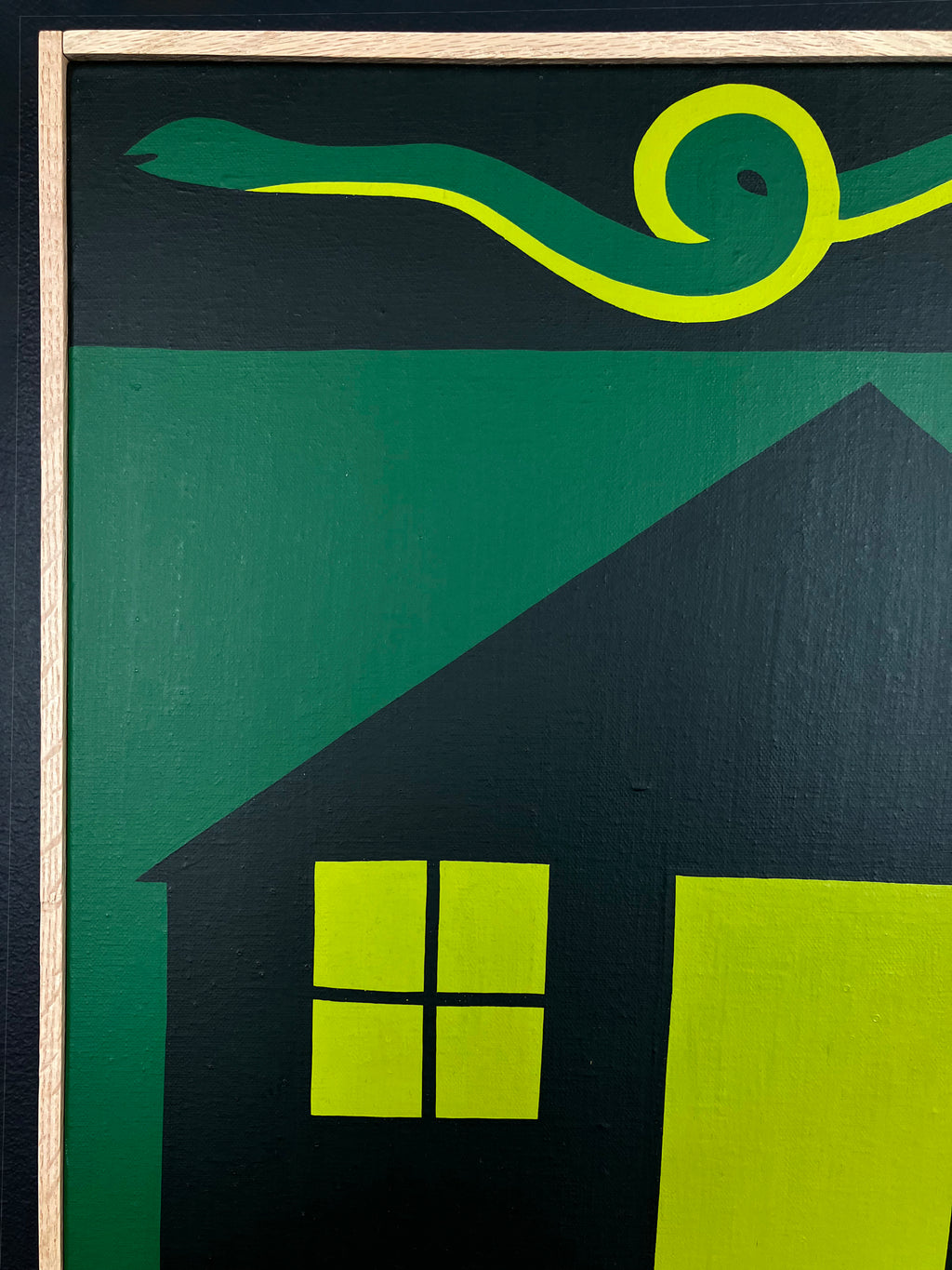 Painting by Eddie Perrote titled "Haunting" - 5.