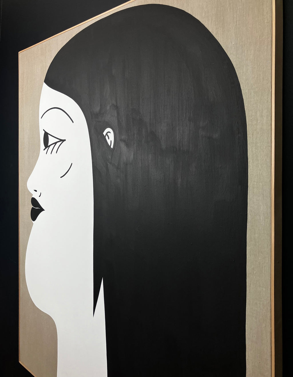 Painting by Eddie Perrote titled "Monument" - 3.