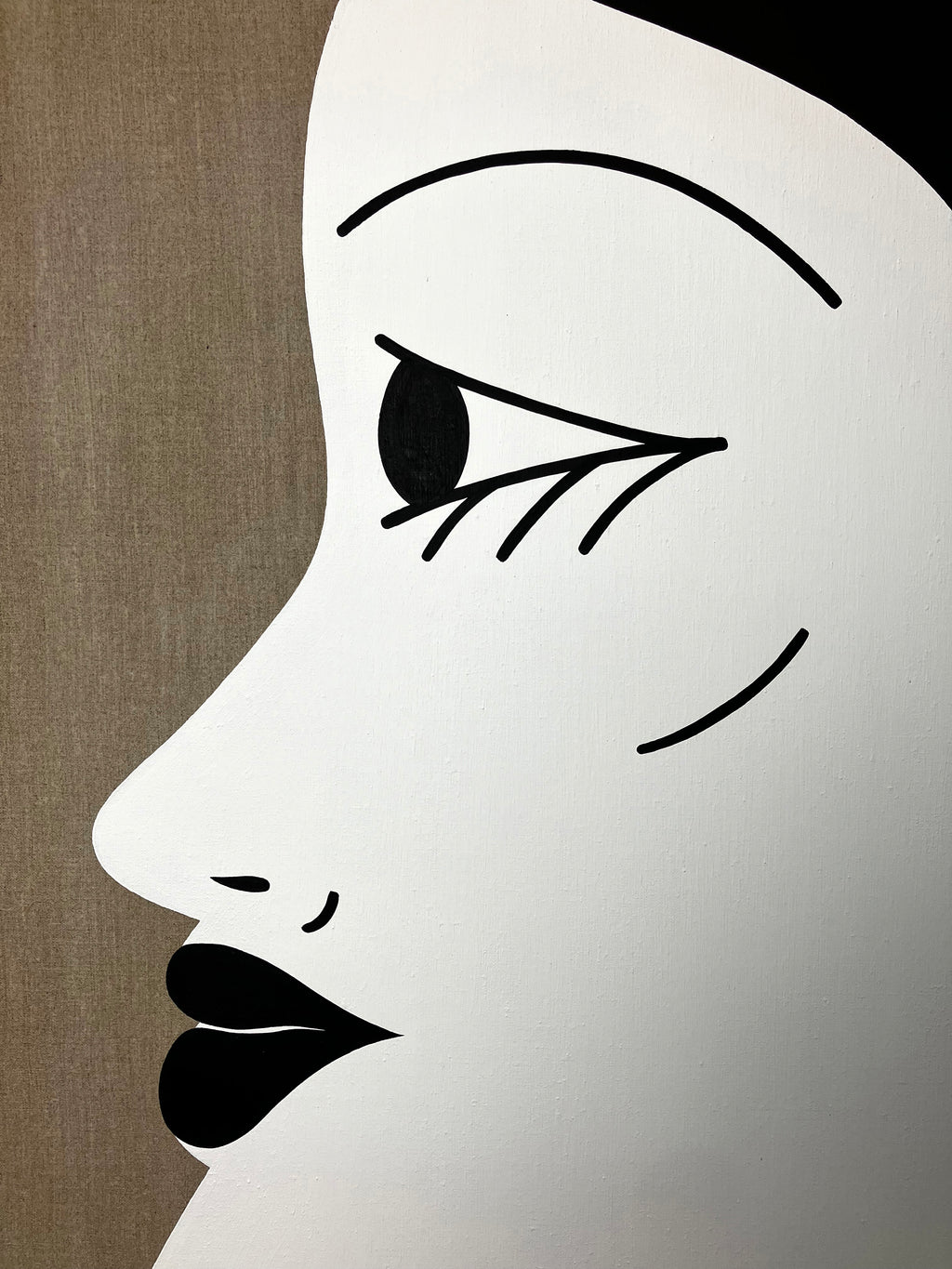 Painting by Eddie Perrote titled "Monument" - 4.