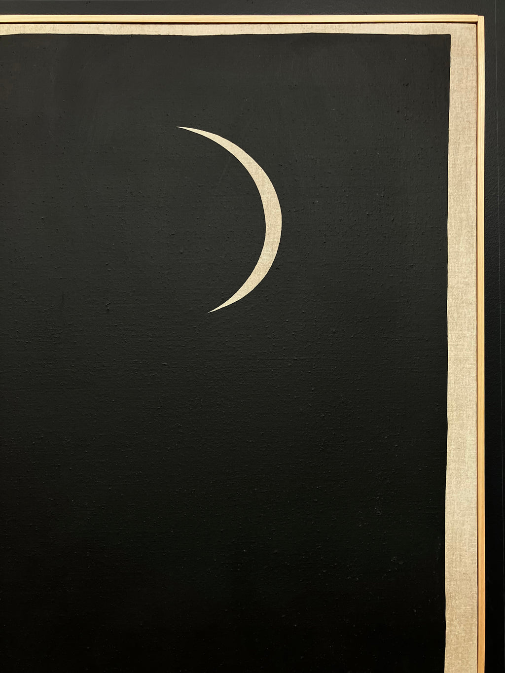 Painting by Eddie Perrote titled "Moonsong of Grief" - 5.