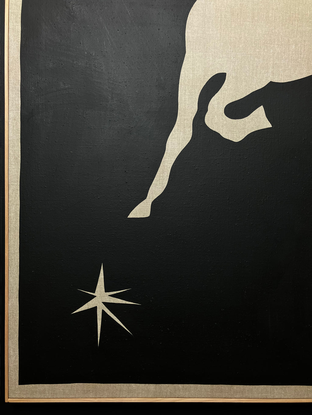 Painting by Eddie Perrote titled "Moonsong of Grief" - 6.