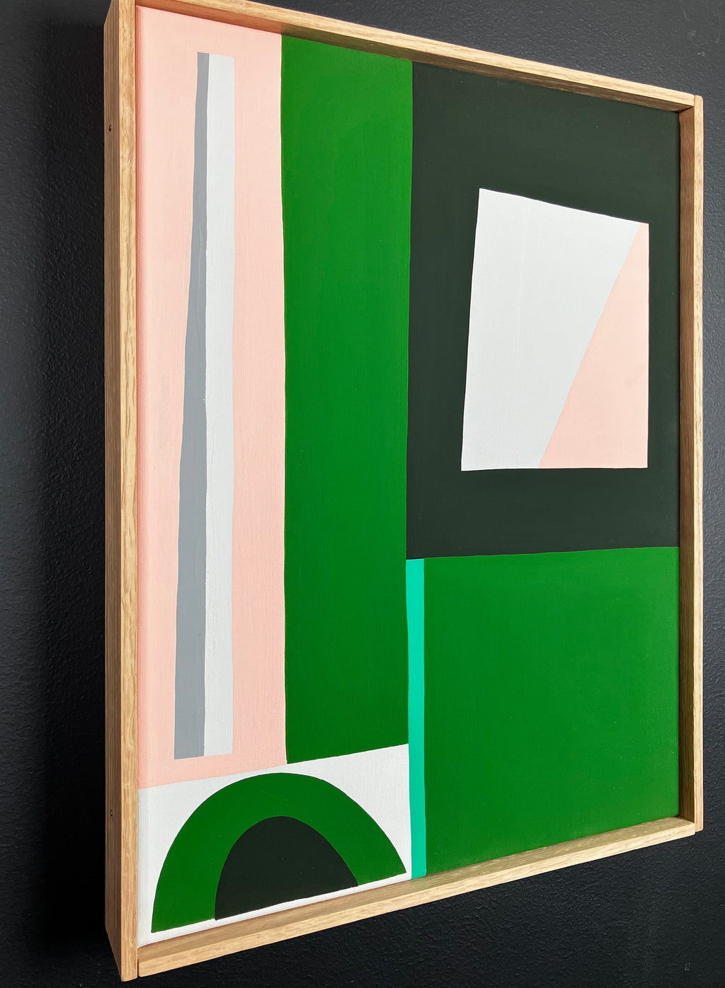 Painting by Eddie Perrote titled "Plinth" - 3.