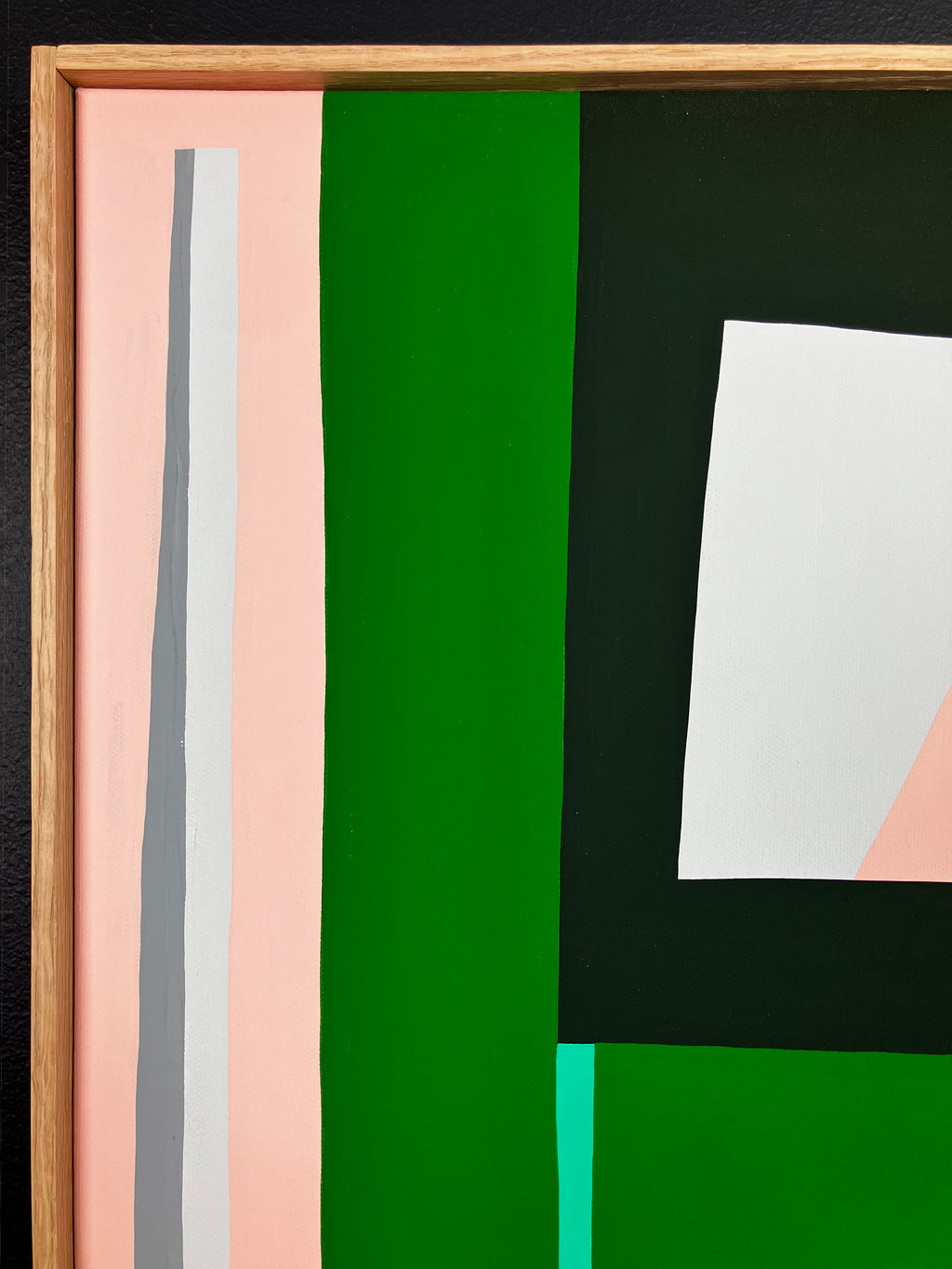Painting by Eddie Perrote titled "Plinth" - 4.