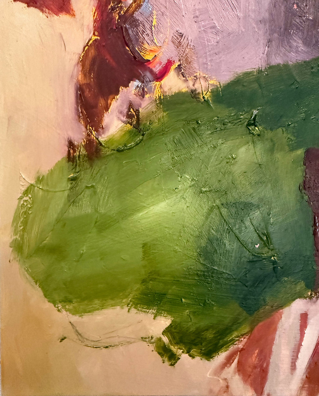 Painting by Elisa Gomez titled "Autumn Shades IV" - 4.
