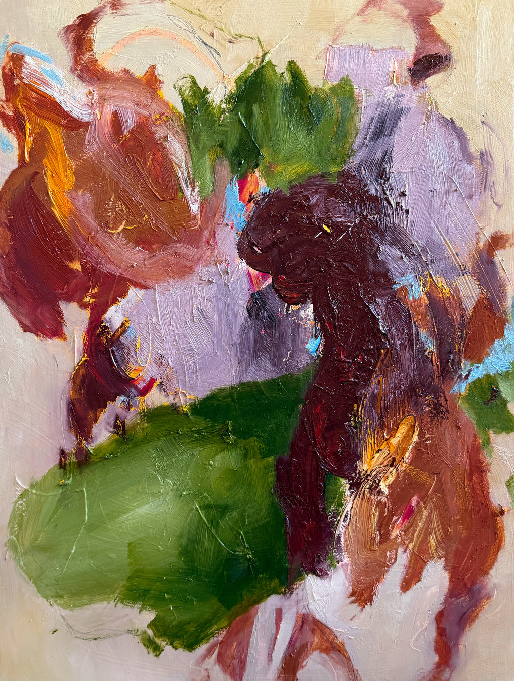 Painting by Elisa Gomez titled "Autumn Shades IV" - 2.