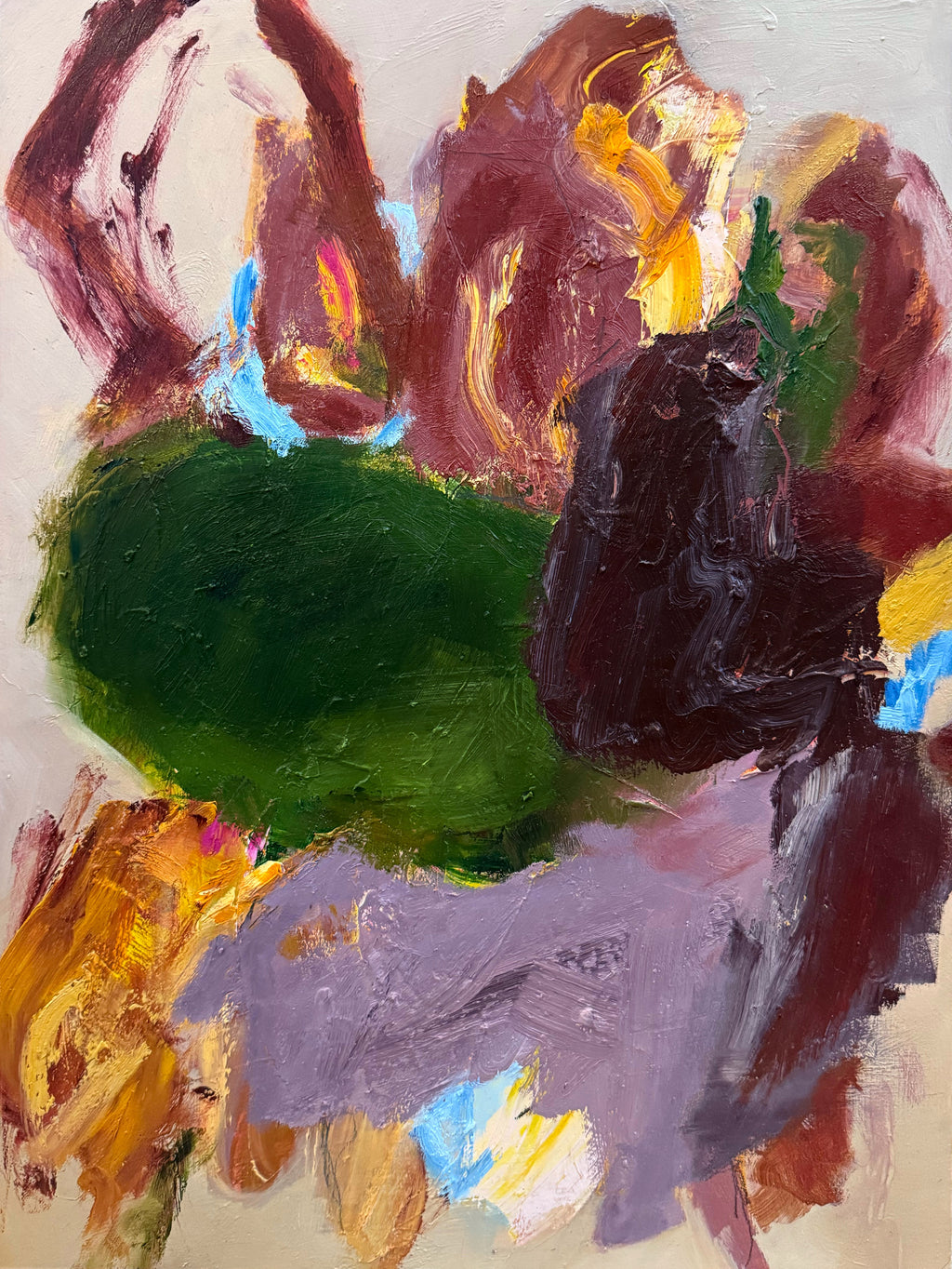 Painting by Elisa Gomez titled "Autumn Shades V" - 2.