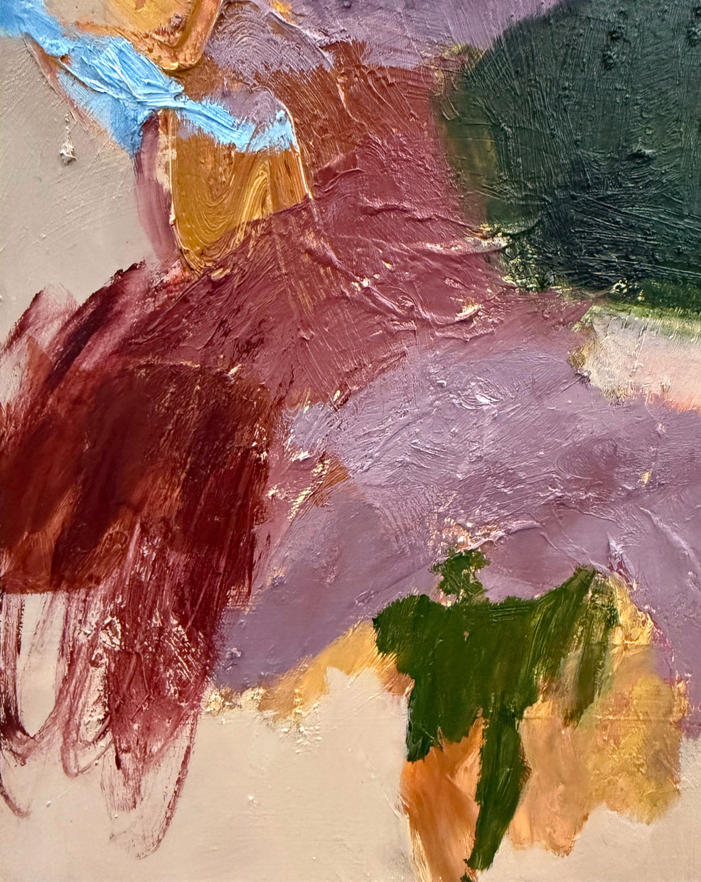 Painting by Elisa Gomez titled "Autumn Shades VI" - 4.