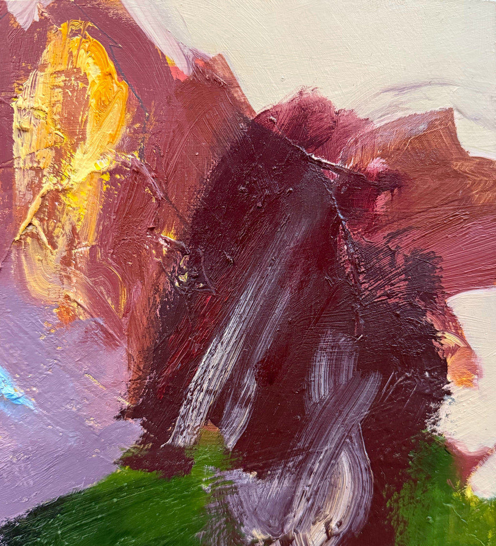 Painting by Elisa Gomez titled "Autumn Shades VI" - 5.
