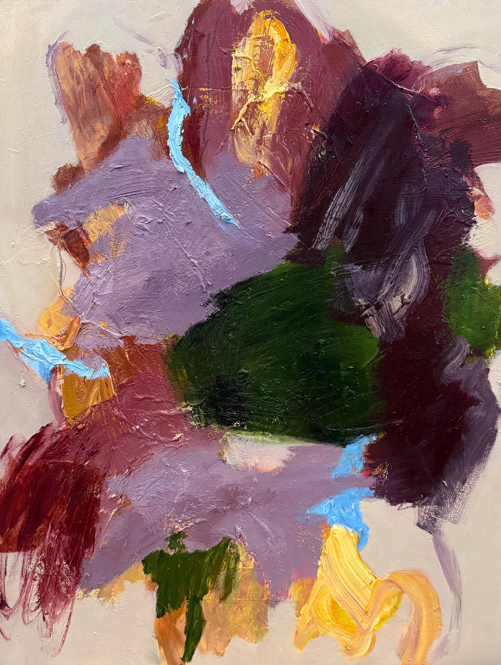 Painting by Elisa Gomez titled "Autumn Shades VI" - 2.