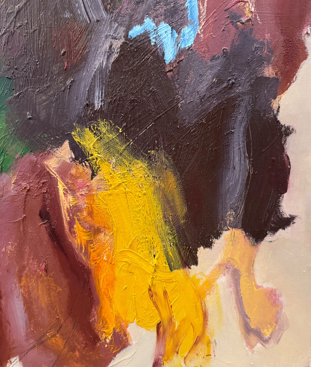 Painting by Elisa Gomez titled "Autumn Shades VII" - 5.