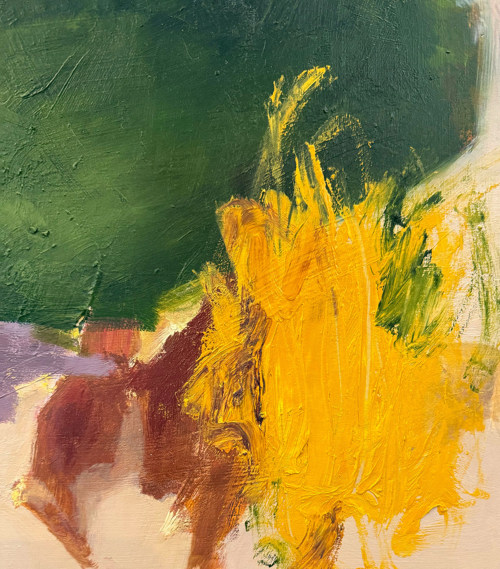 Painting by Elisa Gomez titled "Autumn Shades VIII" - 3.