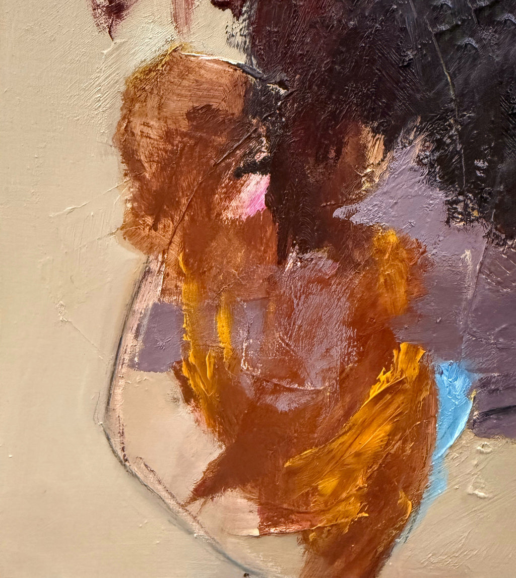 Painting by Elisa Gomez titled "Autumn Shades VIII" - 5.