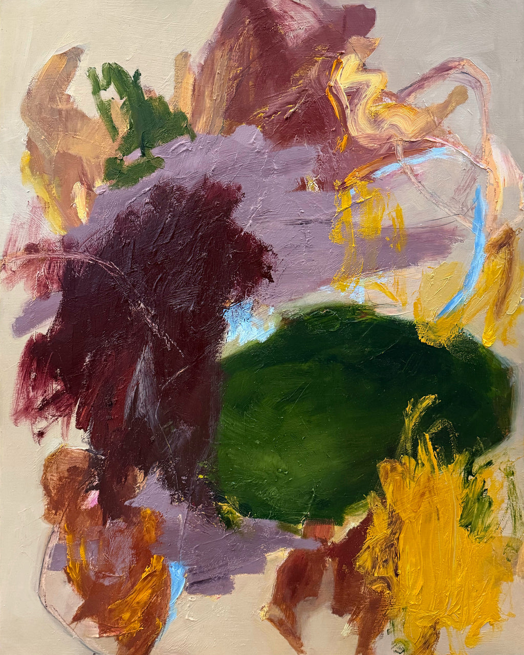 Painting by Elisa Gomez titled "Autumn Shades VIII" - 2.
