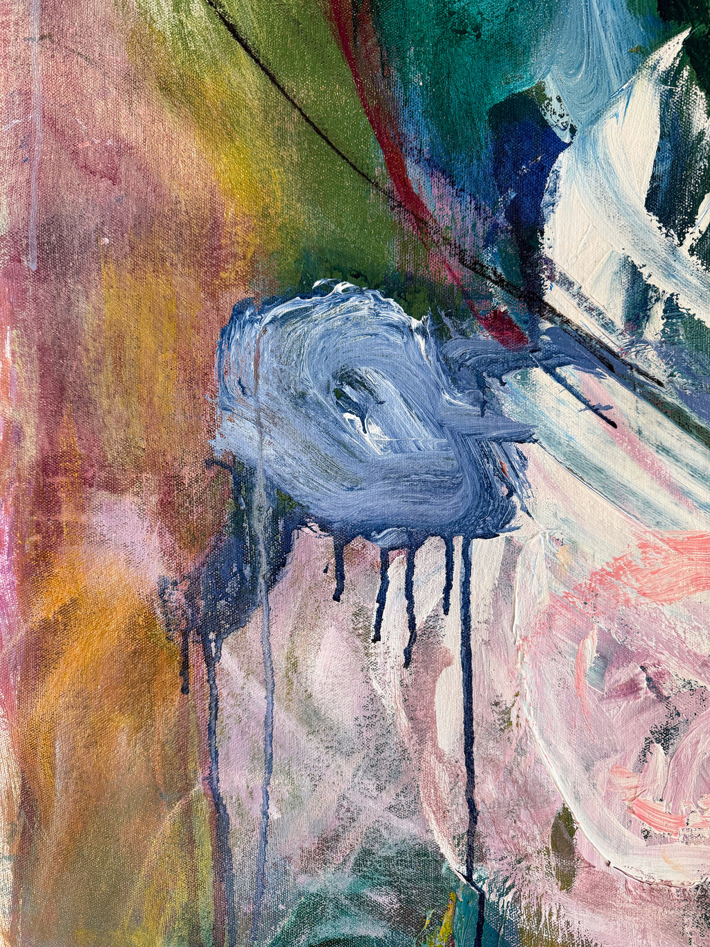 Painting by Elisa Gomez titled "Crush III" - 2.