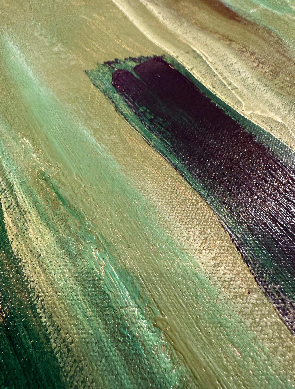 Painting by Elisa Gomez titled "Crush III" - 3.